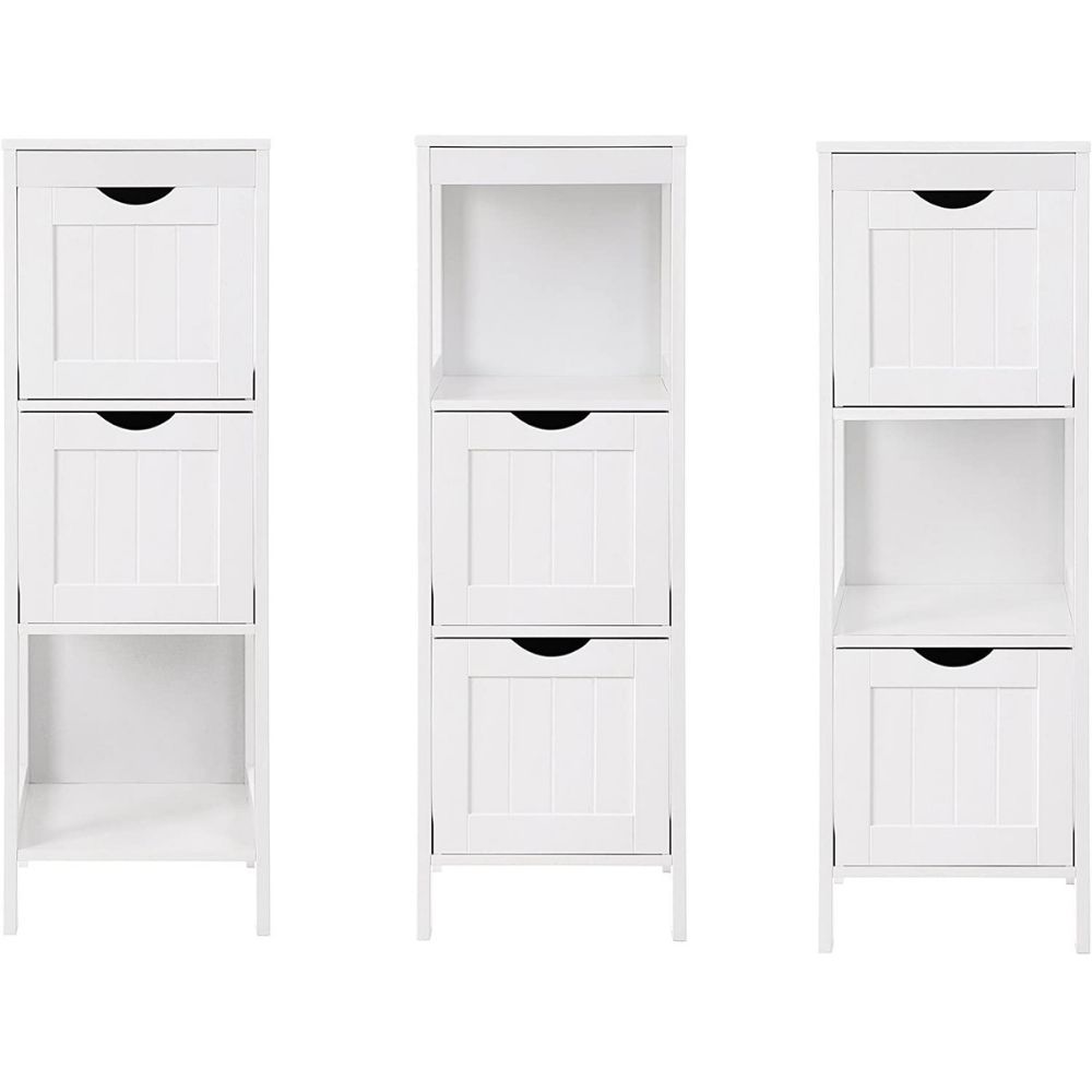 buy bathroom cabinet 1 open compartment 2 drawers