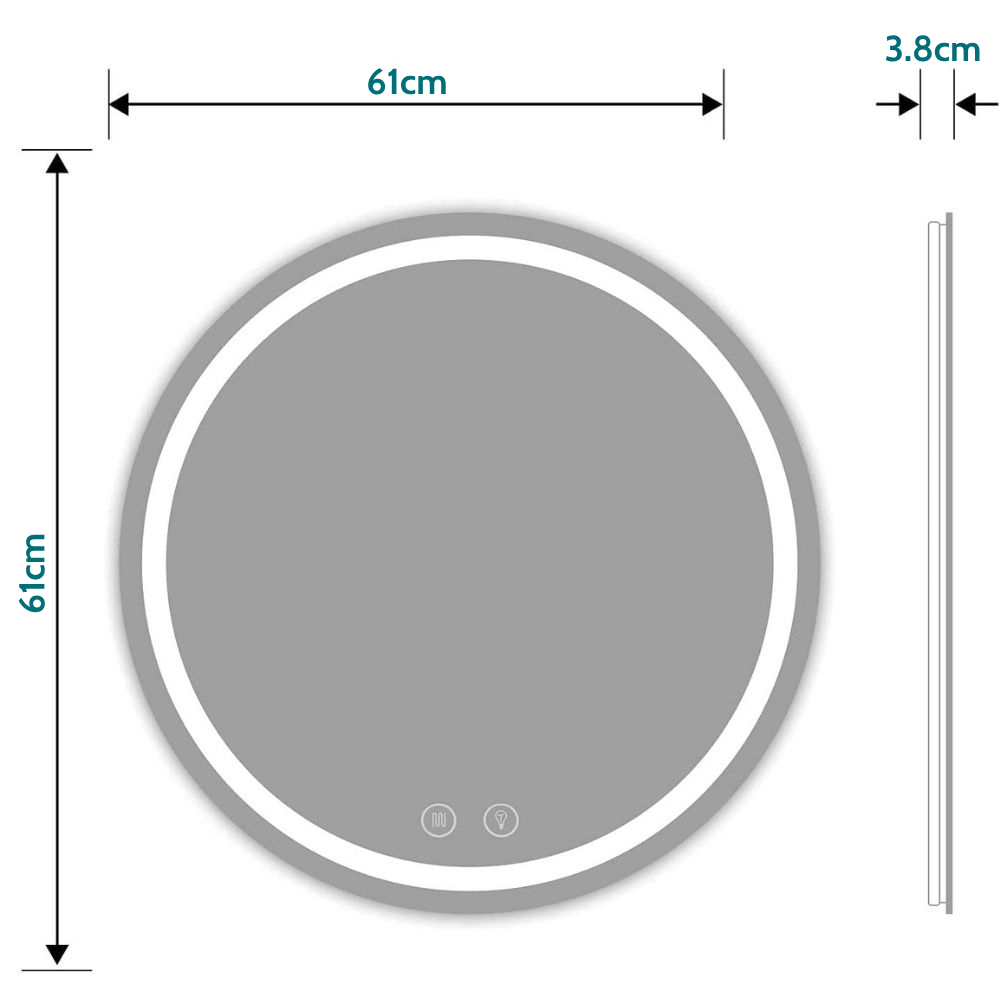 Round Bathroom Mirror: image 5